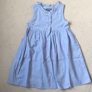 Girls A.T.U.N. Pinstripe Shirt Dress 5-6Y
